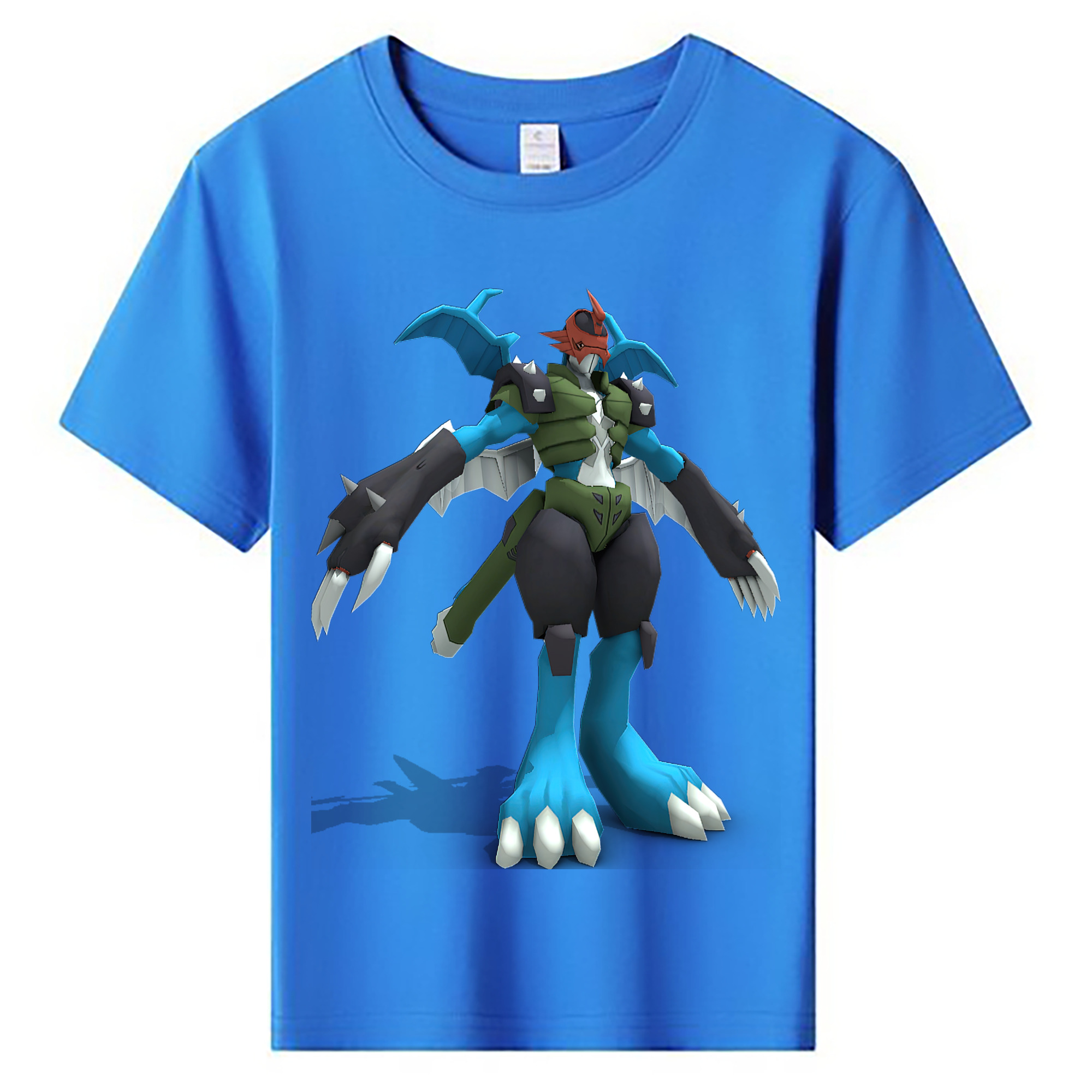 （画像用） Digimon デジタルモンスター/デジモン 綿100％キッズTシャツ（フロントプリント）